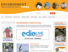 Tablet Screenshot of environmenttimes.co.uk